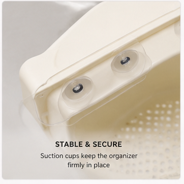Premium Kitchen Sink Organizer Rack with Drain Tray