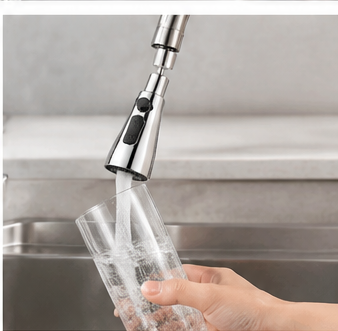 360° Flexible Tap Extender with 3 Water Spray Modes