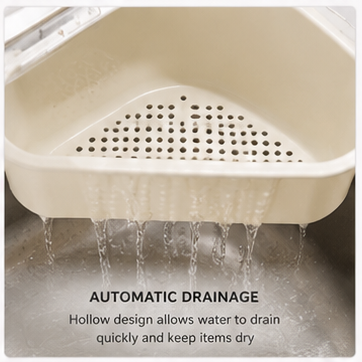 Premium Kitchen Sink Organizer Rack with Drain Tray