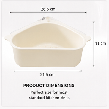 Premium Kitchen Sink Organizer Rack with Drain Tray