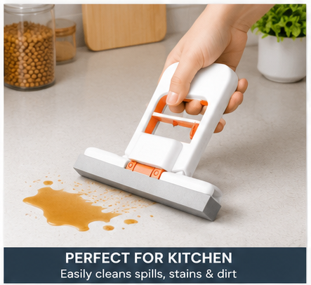 Mini Portable Foldable Sponge Mop for Quick Cleaning